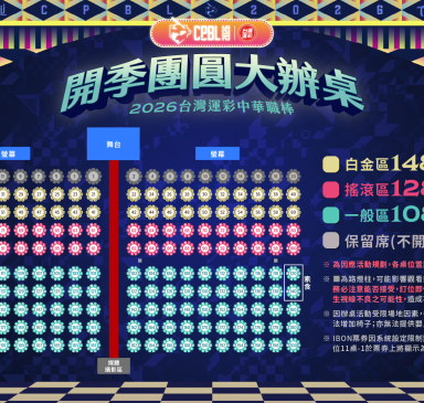 2026中華職棒開季宣傳活動售票圖