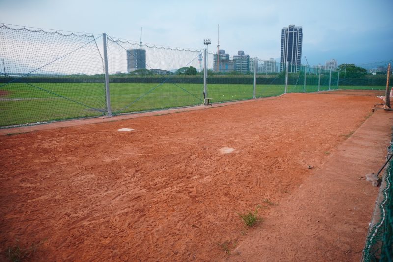 北市大投手張澤指出，增設牛棚讓更多投手能同時使用。攝影／陳孟葦